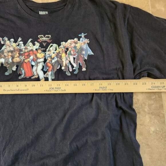 Street Fighter V T-Shirt Fighters Capcom Graphic Tee Brisco Black XL EUC - Picture 6 of 8